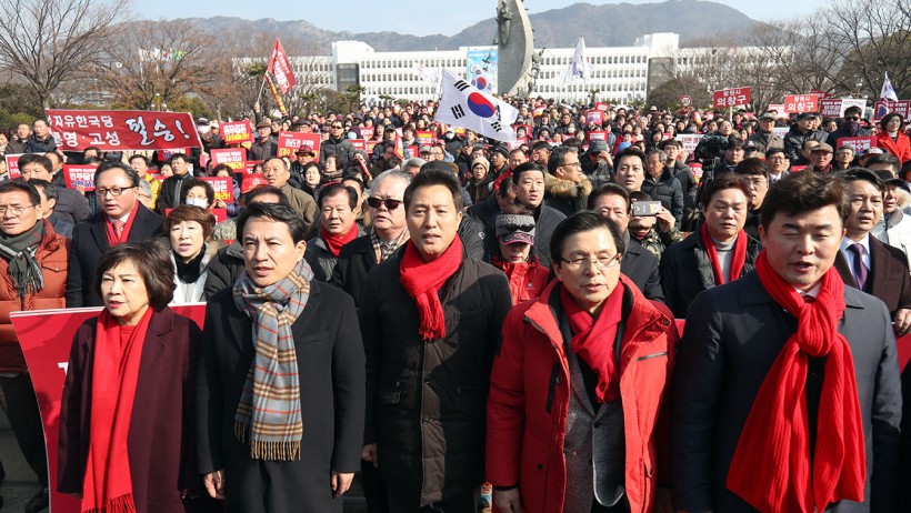 창원 찾은 한국당 당 대표 후보