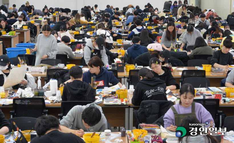 [경인포토] 협성대 미대 정시 실기고사