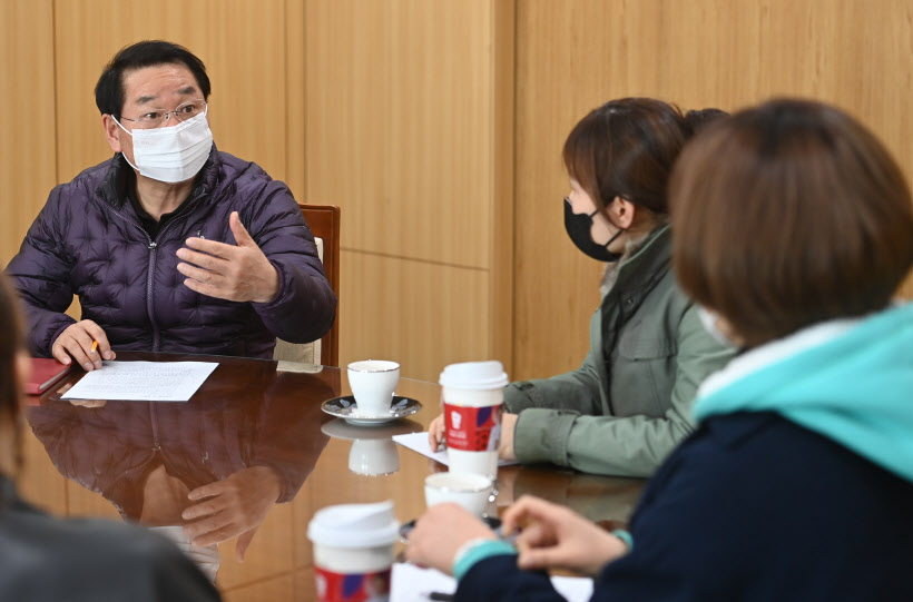 유정복 인천시장 미추홀구 전세사기 대책위 면담