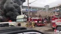 [리얼영상]인천 가좌동 화재 현장 출동 소방차에 불 옮겨 붙어 '펑'… 소방관 1명 부상