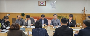 김일중 경기도의원, 이천고등학교 모듈러 교실 점검